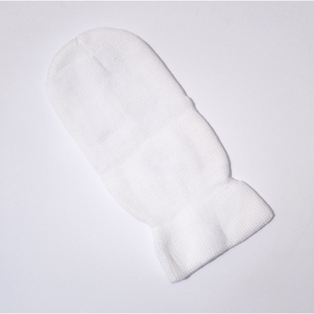White Knit Ski Mask - Picture 3 of 3
